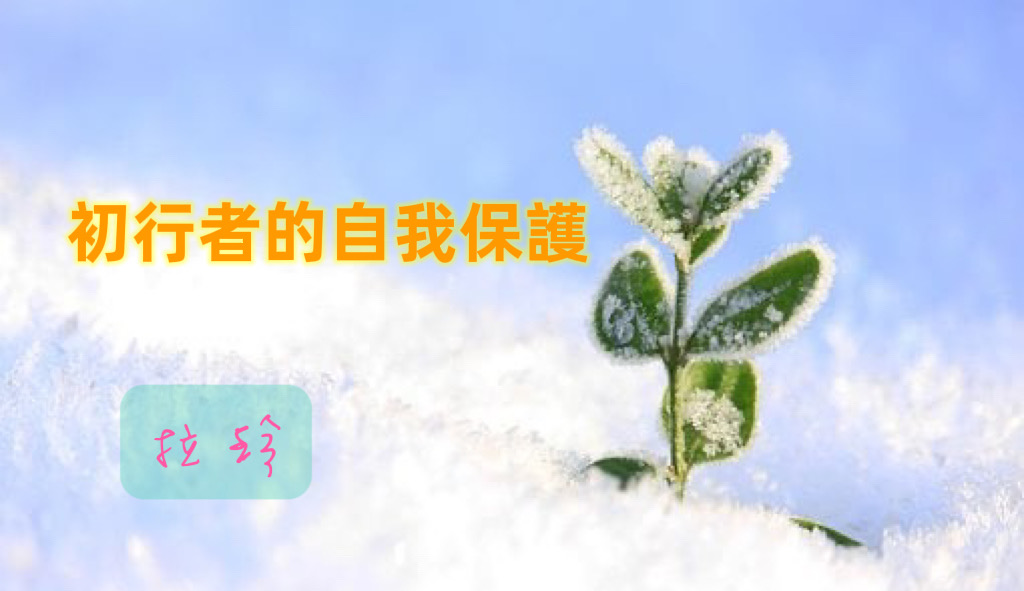 初行者的自我保護
