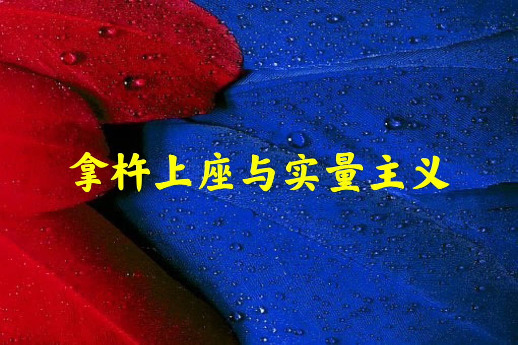 拿杵上座与实量主义