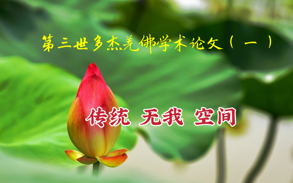 第三世多杰羌佛学术论文（一）传统 无我 空间