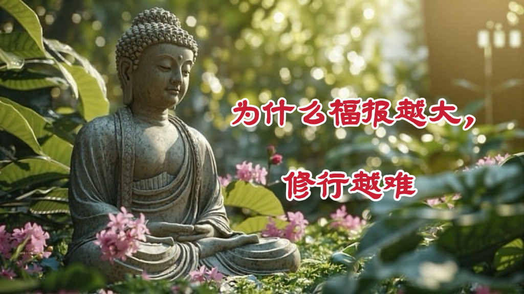 为什么福报越大,修行越难