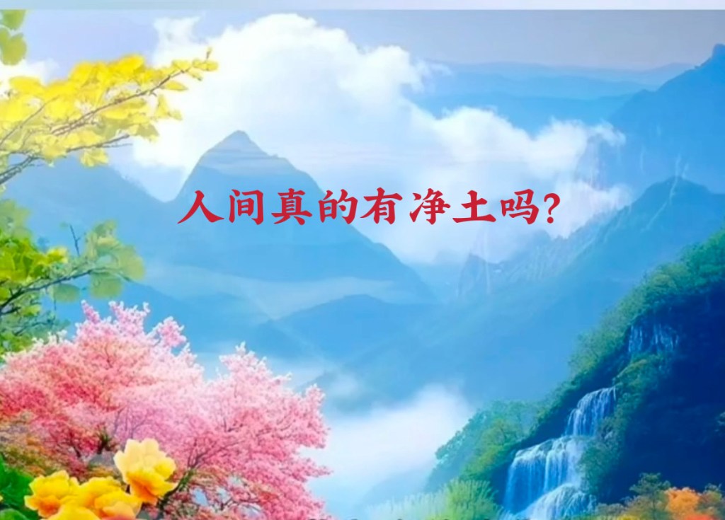 人间真的有净土吗？