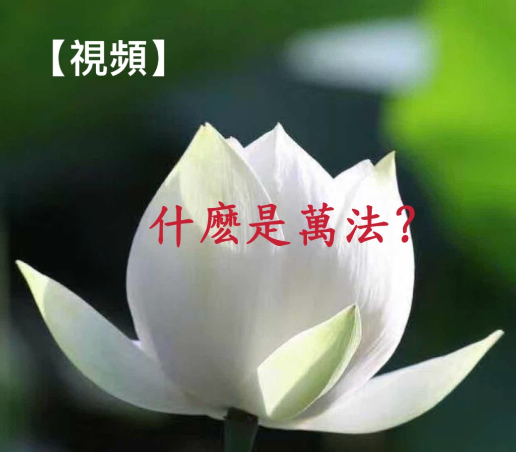 【視頻】什麼是萬法？