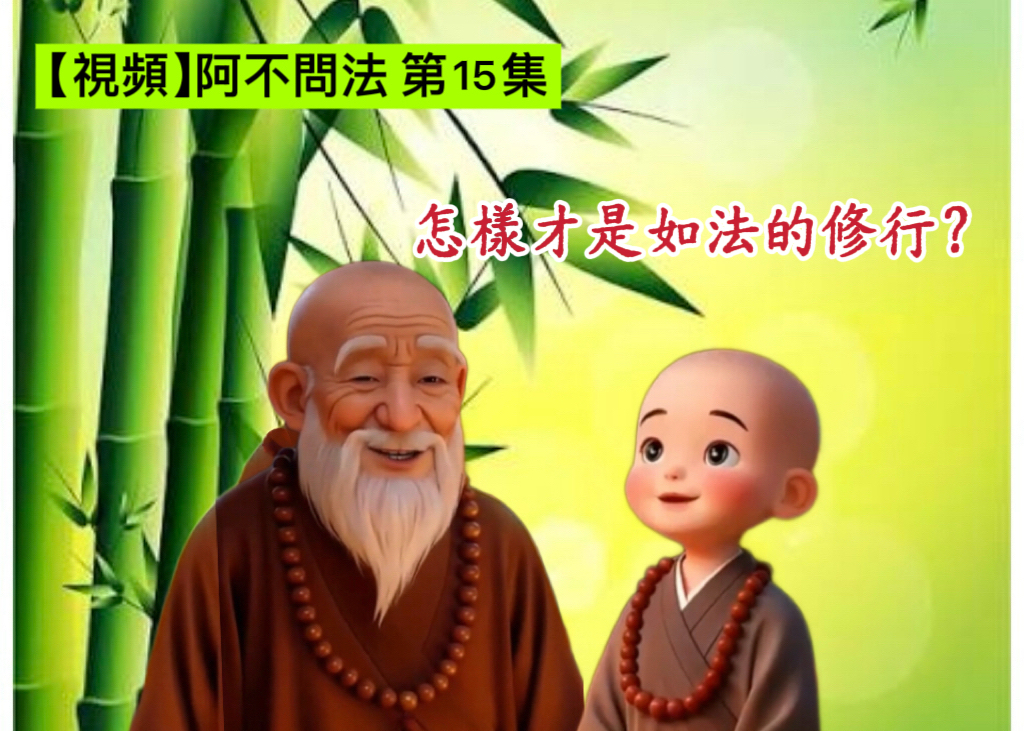 阿不問法 第十五集：怎樣才是如法的修行？